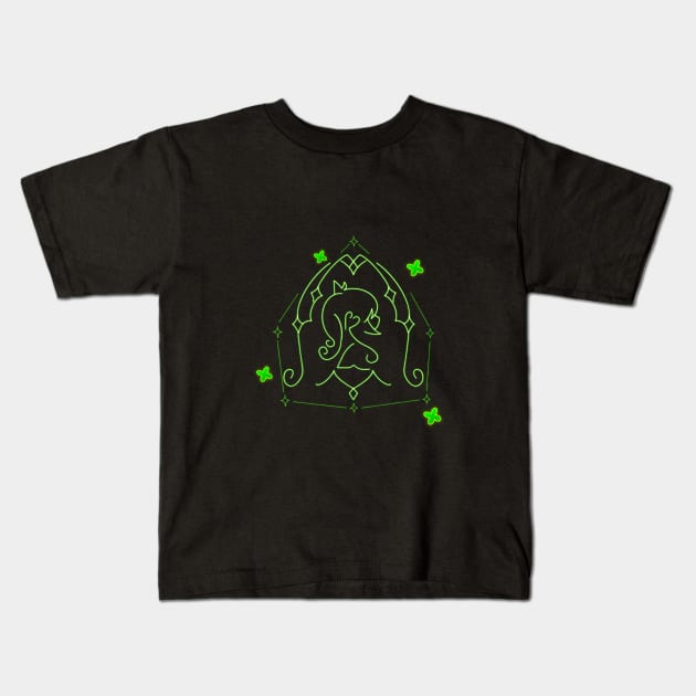 Genshin Impact - Nahida Constellation Kids T-Shirt by Artevak